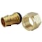Apollo 3/4 in. Brass PEX-A Expansion Barb x 3/4 in. FNPT Female Swivel Adapter EPXFA34S - alternate 3